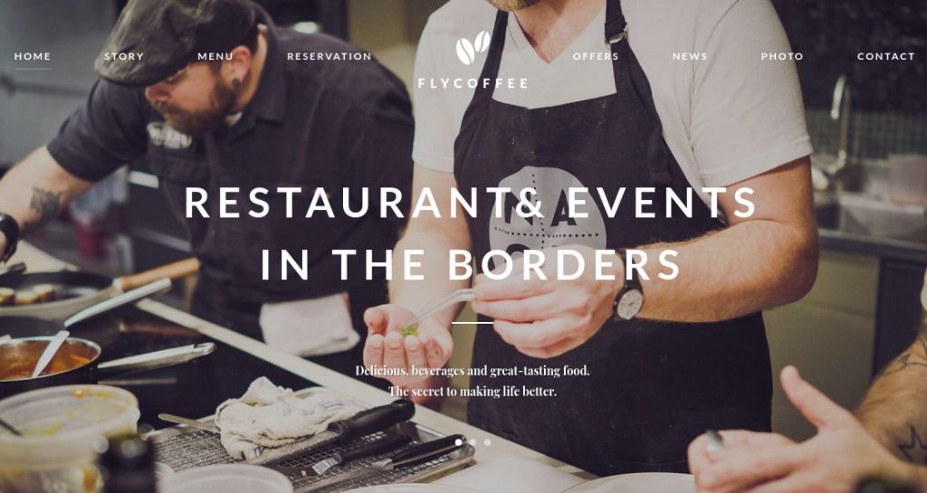 Desain Website Coffee Shop