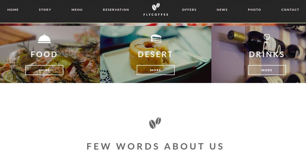 Desain Website Coffee Shop