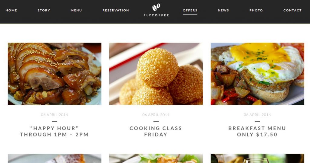 Desain Website Coffee Shop