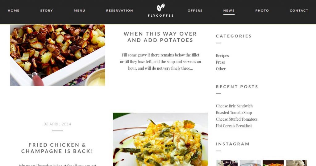 Desain Website Coffee Shop