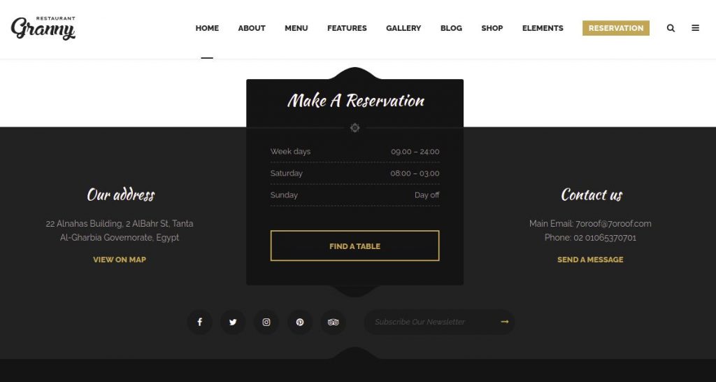 Desain Website Coffee Shop