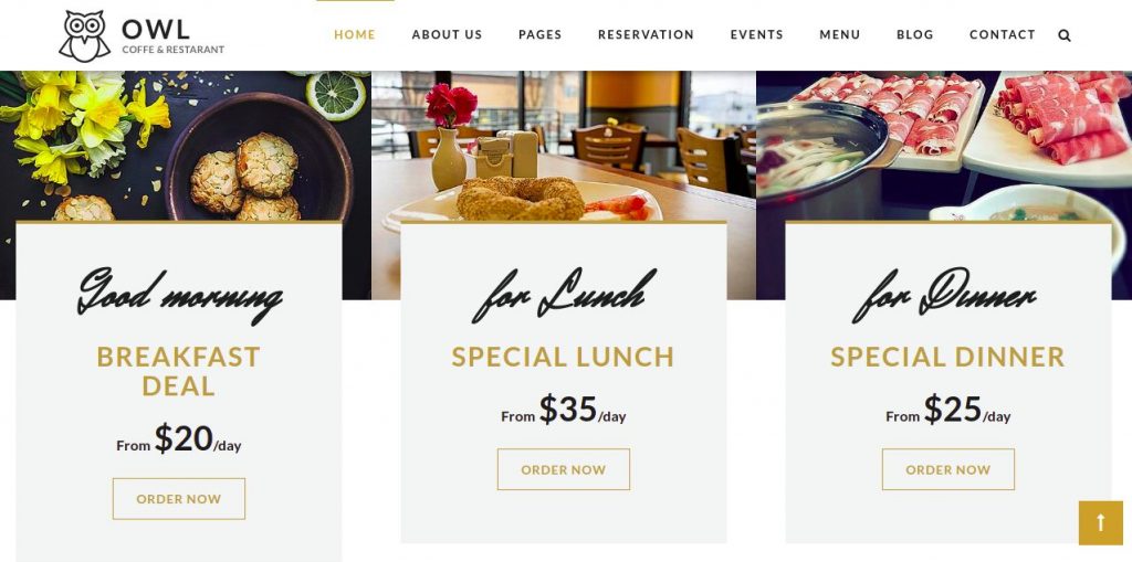 Desain Website Coffee Shop