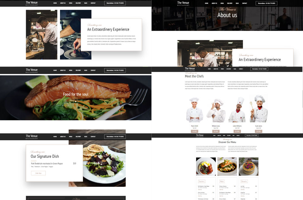 contoh website company profile untuk rumah makan