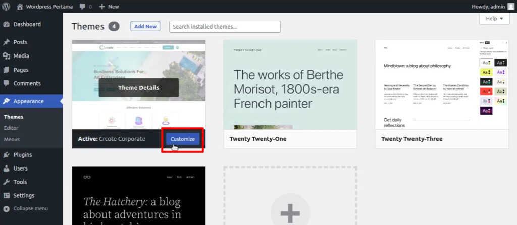 wordpress - lihat website