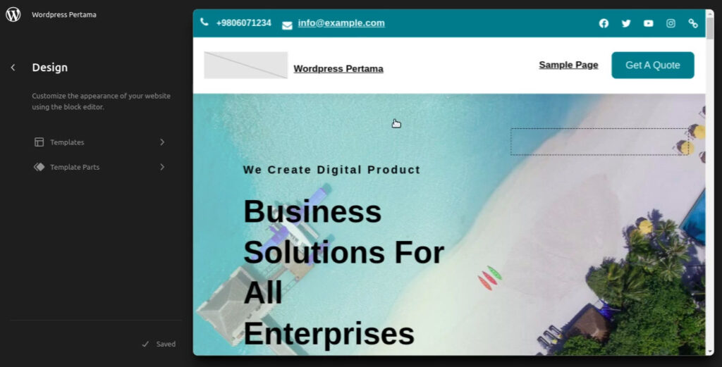 wordpress - ubah tema