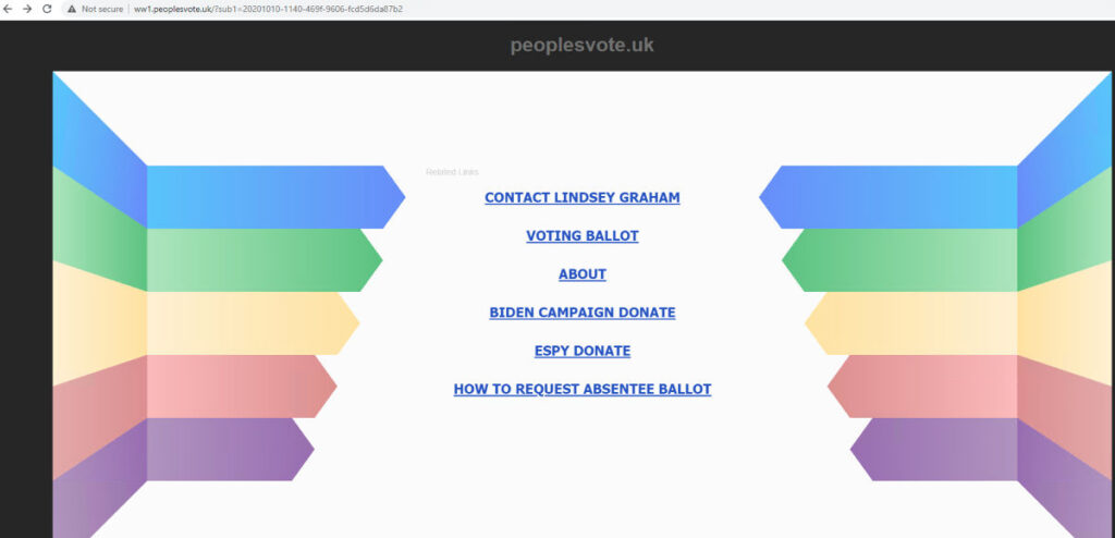 contoh parked domain
