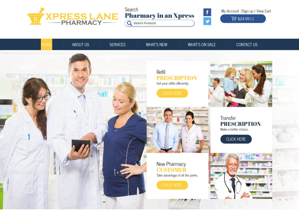 contoh website apotek