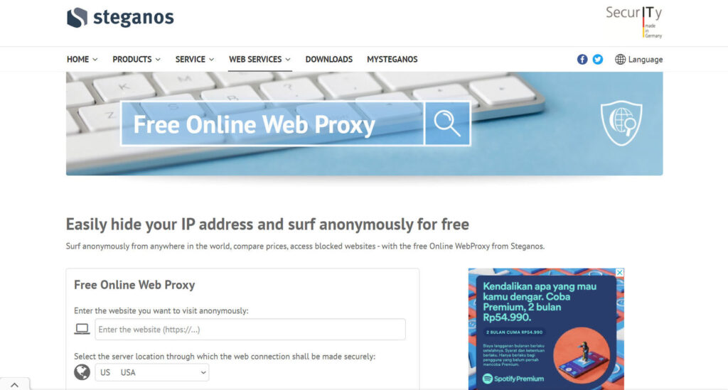Web Proxy Gratis
